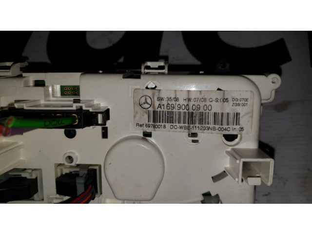 Блок управления климат-контролем A1699000900, 1699000900 Mercedes-Benz A W169