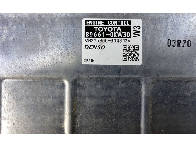 Řídící jednotka 2759003043, 896610KW30 Toyota Hilux (AN10, AN20, AN30) 2014