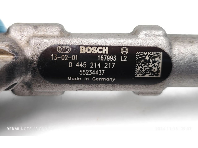 Vstřikovací lišta 55234437, 0445214217 Fiat Doblo 263A2.000