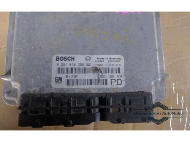 Řídící jednotka 0281010268, 0281010268. Opel Zafira A 2000