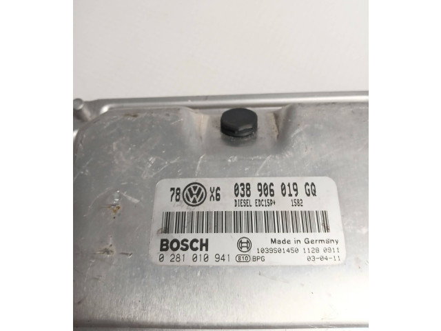 Блок управления двигателя 038906019GQ, 1039S01450   Volkswagen PASSAT B5.5