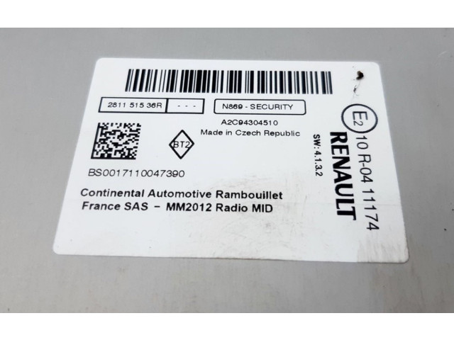 Блок предохранителей  281151536R, 281151536R   Renault Captur    