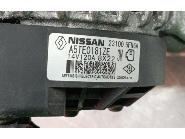 Генератор 231005FN6A, 14V120A Dacia Duster II