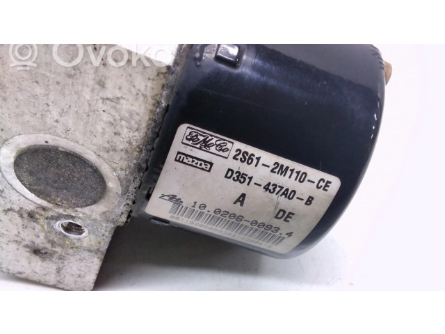 Блок АБС 2S612M110CE, D35437A0B Ford Fiesta 2002-2005 года