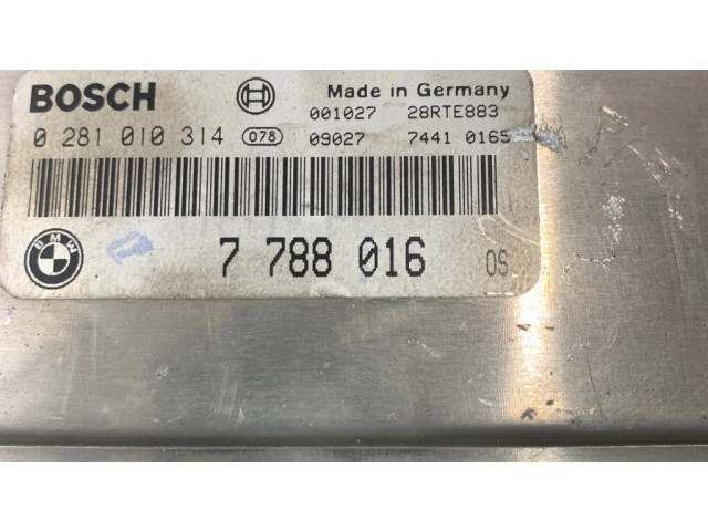 Řídící jednotka 7788016, 0281010314 BMW 5 E39 1999