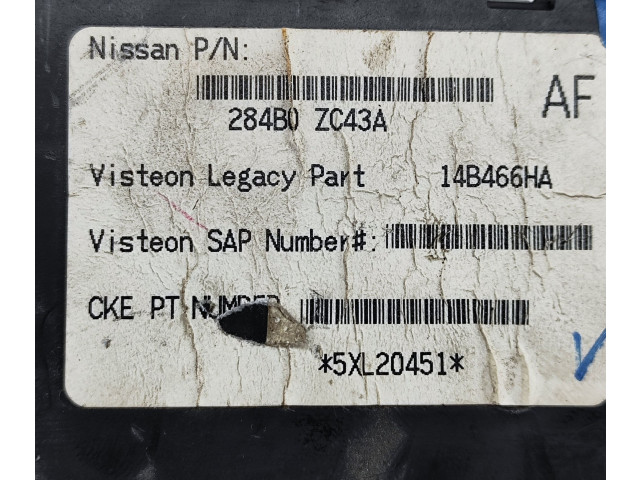 Блок комфорта 284B1ZC43A, 284B0ZC43A Nissan Titan