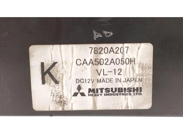 Блок управления климат-контролем 7820A207 Mitsubishi Grandis