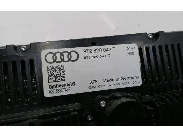 Блок управления климат-контролем 8T2820043T Audi A5 8T 8F