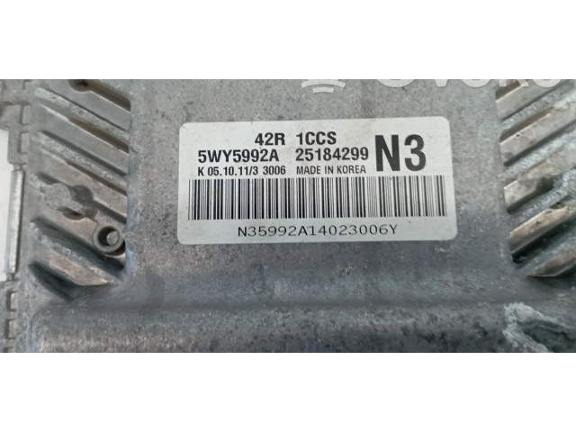 Блок управления двигателем Блок управления 25184299   Chevrolet Astra