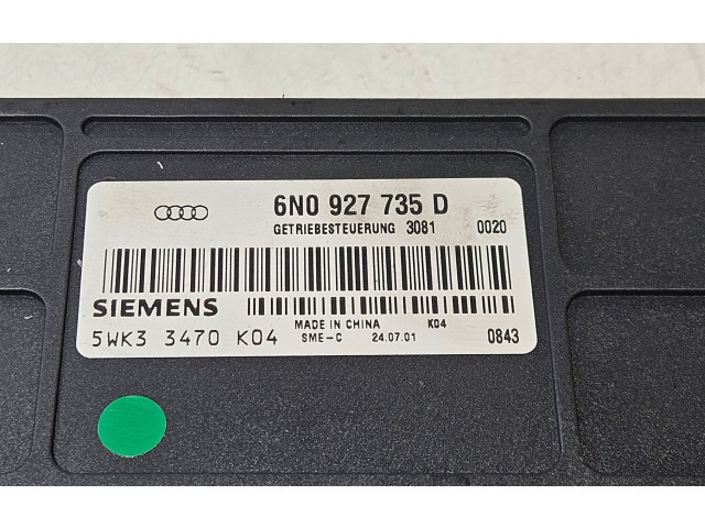 Блок управления коробкой передач 6N0927735D, 5WK33470K04 Audi A2