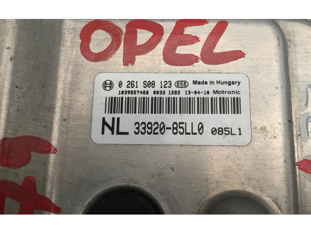 Блок управления двигателя 3392085LL0, 0261S08123   Suzuki Splash