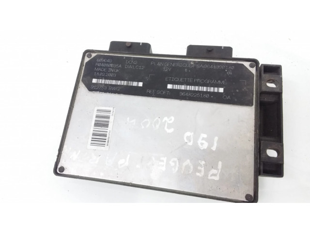 Řídící jednotka 9641390180, 9648225180   Citroen Berlingo 2002