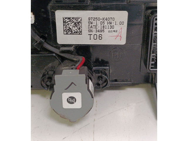 Блок управления климат-контролем 97250K4070 Hyundai Kona I
