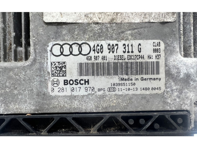 Блок управления двигателя 4G0907311G, 4G0907401 Audi A6 S6 C7 4G