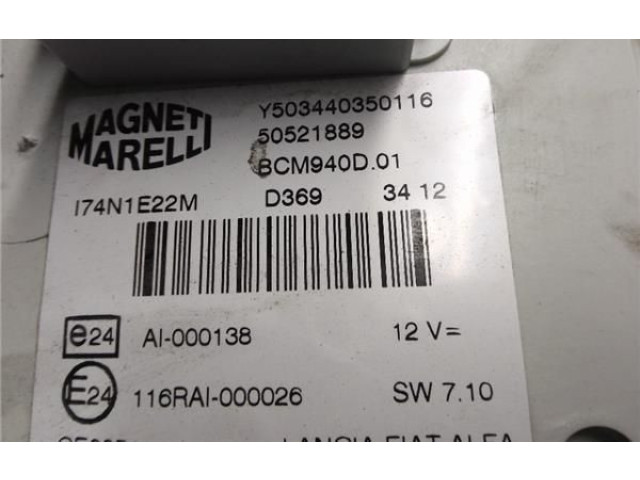 Блок предохранителей 50521889, 50521889 Alfa Romeo Giulietta