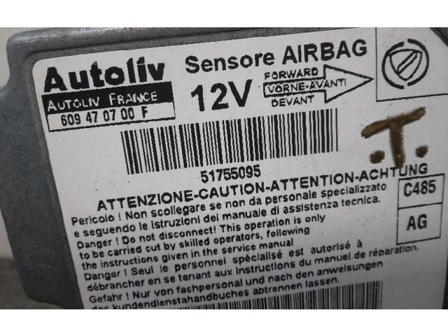 Блок подушек безопасности 51755095 Fiat Linea