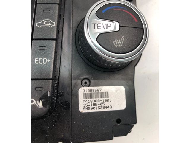 Блок управления климат-контролем 31398587   Volvo V60