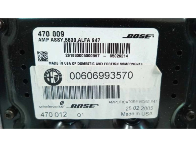 Řídící jednotka 00606993570, MODULOELECTRONICO   Alfa Romeo GT 