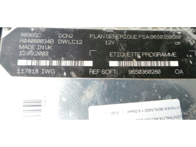 Блок управления DCN2, LUCAS Citroen Berlingo