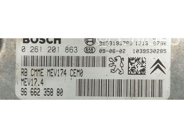 Řídící jednotka 0261201863, 0261201863 Citroen C3 Picasso 2010