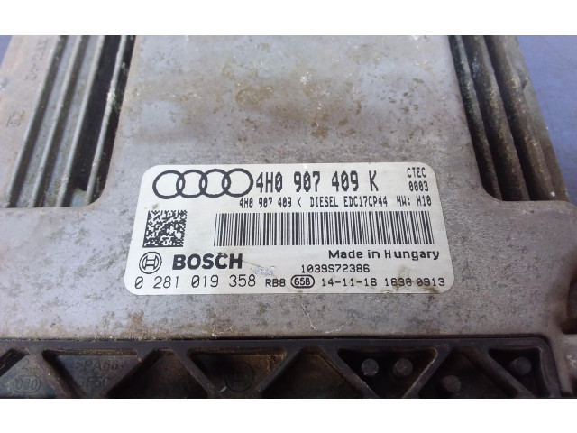 Řídící jednotka 4H0907409K, 4H0907409K   Audi A8 S8 D4 4H 2014