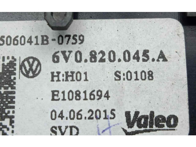 Модуль блока управления кондиционером 6V0820045A   Skoda Fabia Mk3 (NJ)