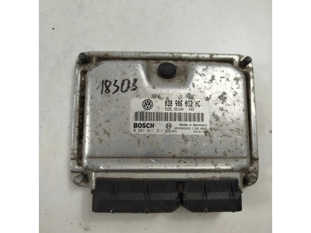 Блок управления двигателем Блок управления 038906012HC   Skoda Octavia Mk1 (1U)