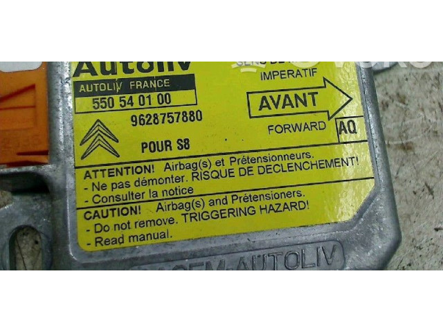 Блок подушек безопасности 550540100, 9628757880   Citroen Saxo