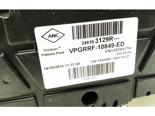 Панель приборов 248103129R Renault Clio IV