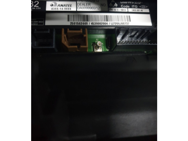 Дисплей 259156244R, 0355149666 Smart ForTwo III C453