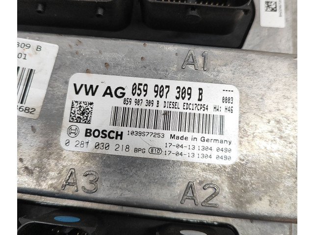 Řídící jednotka 059907309B, 0281030218   Audi Q7 4M 2017