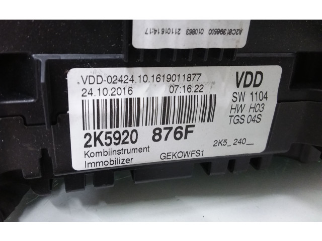 Переключатель дворников 2K5920876F   Volkswagen Caddy