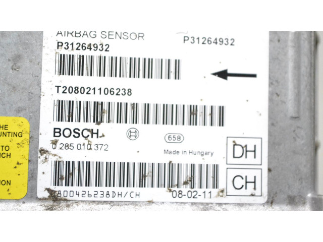 Блок подушек безопасности 0285010372 Volvo V70