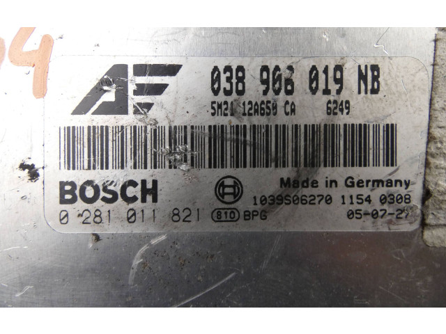 Блок управления двигателя 038906019NB, 5M2112A650CA Ford Galaxy