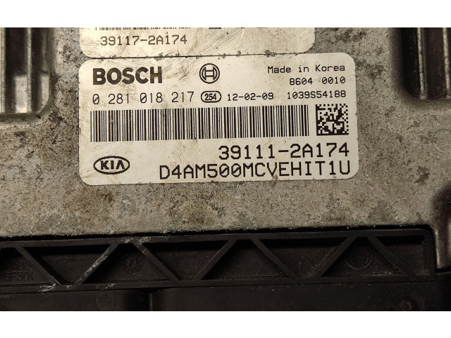 Řídící jednotka 391112A174, 0281018217 KIA Soul 2012