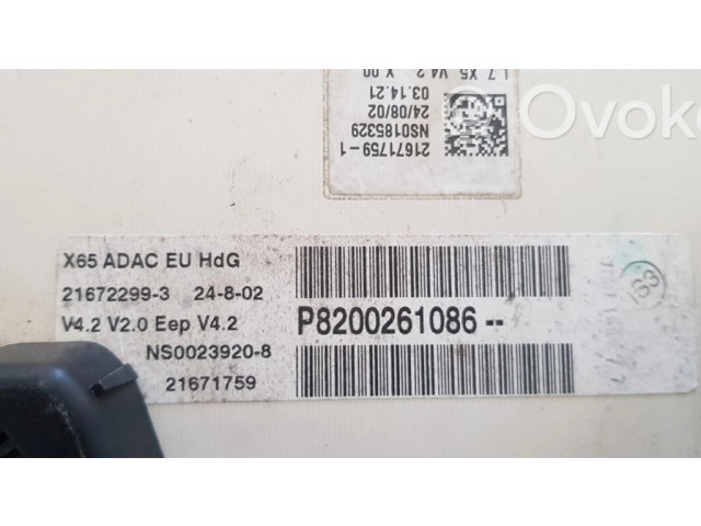 Панель приборов 8200261086 Renault Clio III