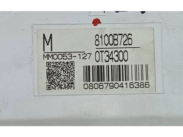Панель приборов 8100B726, 0T34300 Mitsubishi ASX