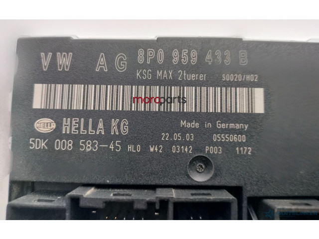 Блок комфорта 8P0959433B, 8P0959433B Audi A3 S3 8P