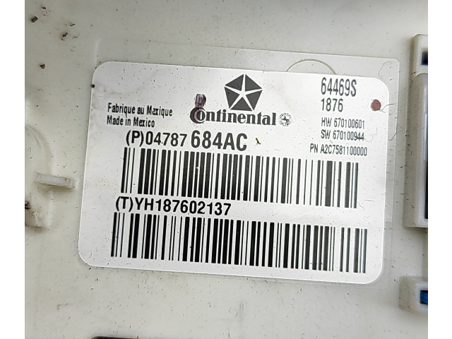 Блок комфорта 04787684AC, P04787684AC Maserati Levante