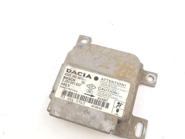 Блок подушек безопасности 8200360401, 0285001657   Dacia Solenza