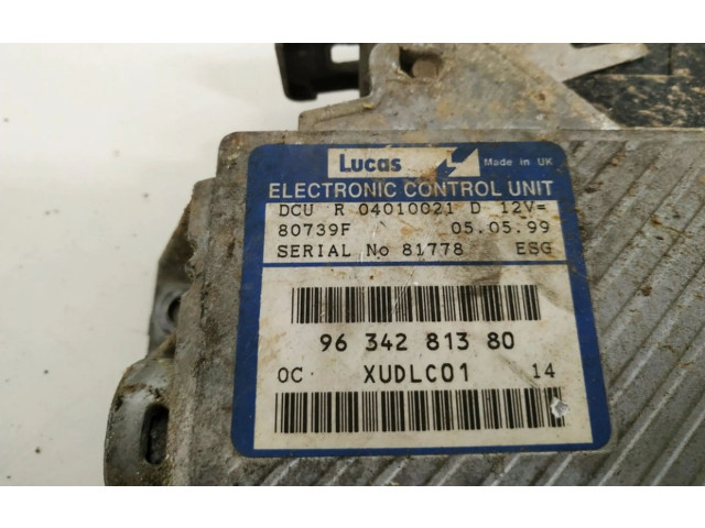 Řídící jednotka 9634281380, 04010021D Peugeot 806 1997