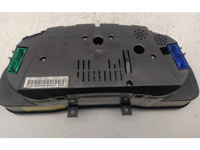 Панель приборов 3U0920842D Skoda Superb B5 (3U)
