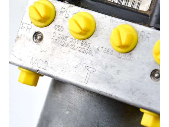 Jednotka ABS 47660JD000, 47660JD000 Nissan Qashqai+2 2008