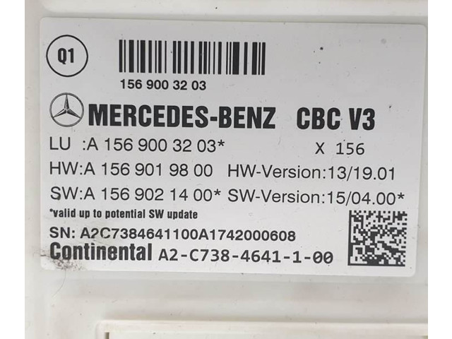 Блок предохранителей A1569003203, A2C7384641100 Infiniti Q30