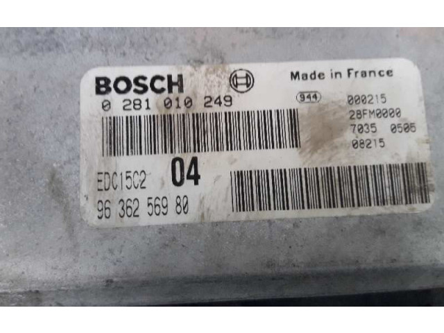 Блок управления двигателя 9636256980, 2222DL   Peugeot 306