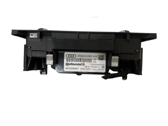 Блок управления климат-контролем 8P0820043BN, A2C53380927 Audi A3 S3 8P