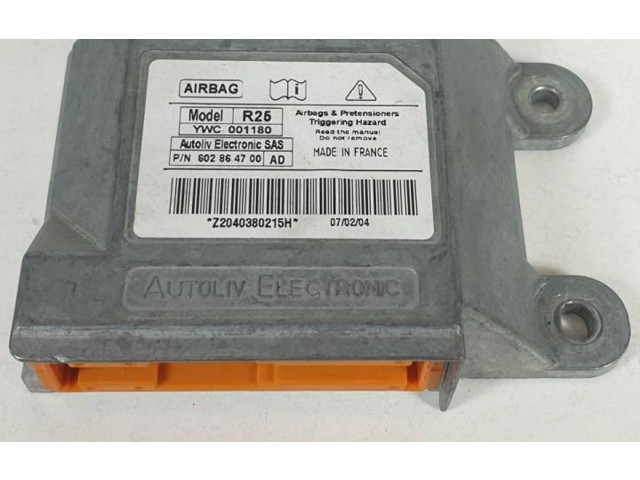 Блок подушек безопасности 602864700, 216102782   Rover 25