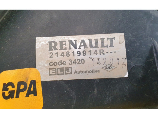 Вентилятор радиатора     214816674R, T0-7400H    Dacia Duster 