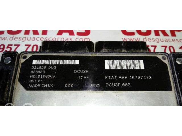 Řídící jednotka 46737473, CENTRALITAMOTORUCE Fiat Doblo