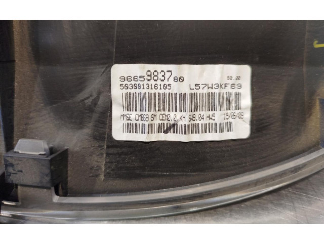 Přístrojová deska Citroen Berlingo 2012 9665983780